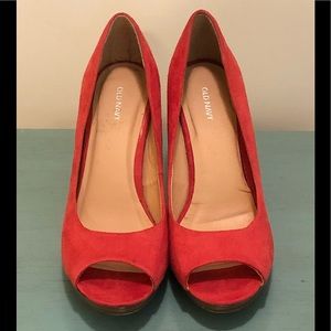 Old Navy Peep Toe Heels